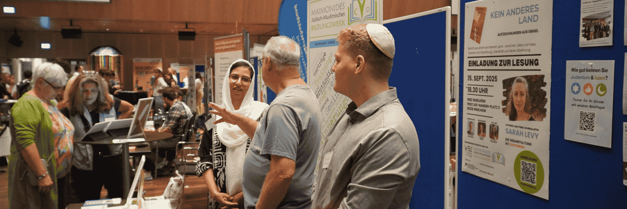 Demokratie-Tag Rheinland-Pfalz 2025; Stand des Maimonides Bildungswerks