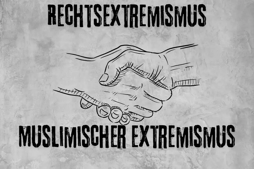 Feindbilder im Spiegel: Was Rechtsextremisten und muslimische Extremisten gemeinsam haben