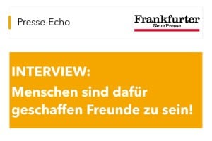 Menschen sind dafür geschaffen, Freunde zu sein