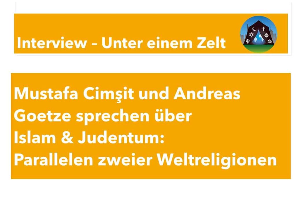 Unter einem Zelt