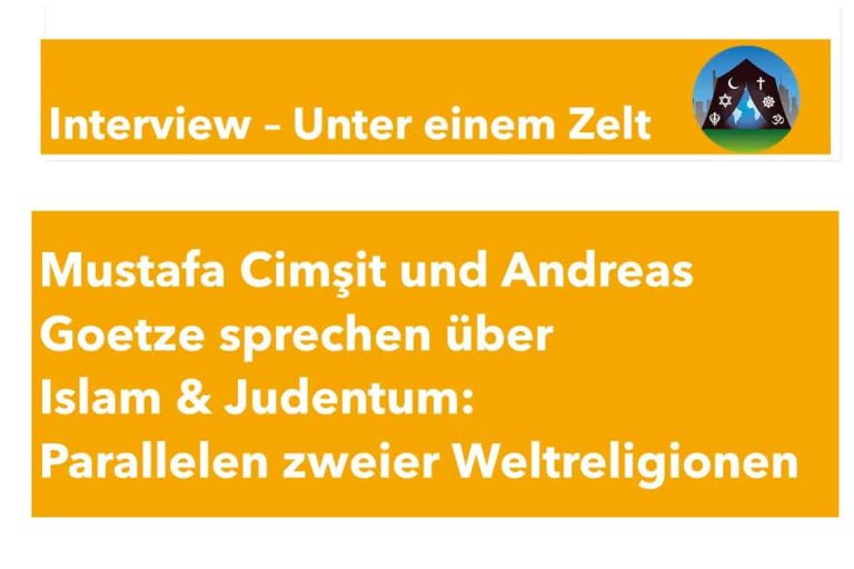 Unter einem Zelt