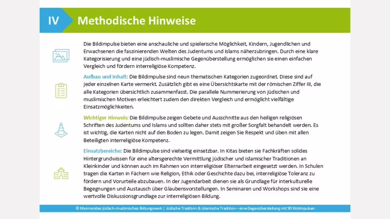 Methodische Hinweise für den Einsatz in Gruppen