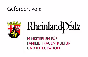 Förderlogo des Ministeriums für Familie, Frauen, Kultur und Integration Rheinland-Pfalz